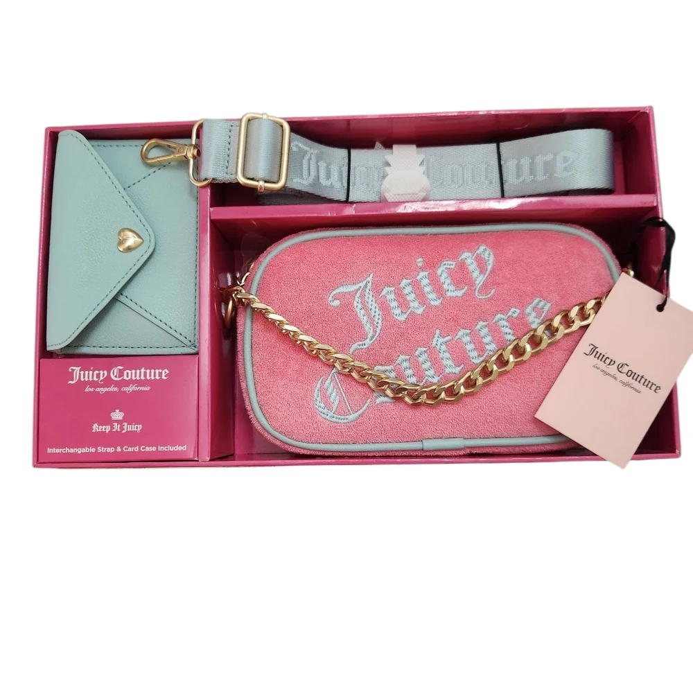 Juicy Couture Pink and Gray Accessory Set - Picture 7 of 7